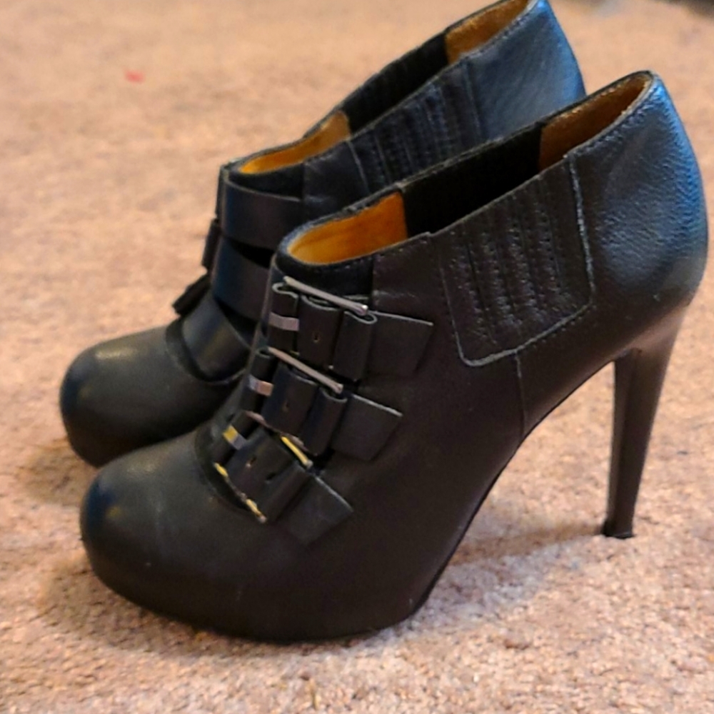 L.A.M.B. Platform booties